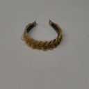 TOECWEGR Braided Headband WithTooth Wide Braid Messy Hair Hoop WomenFashion Hair Accessories (Dark gray light brown)