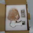 Himalayan Salt Lamp Night Light Plug in, Certificated 360 Degree Rotatable Wall Plug with Extra 2 Replacement Bulbs Bathroom Bedroom Night Light, Pink Crystal Rock Salt Hand Crafted (Natural-1 pack)