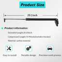 AUCERAMIC Rear Hatch Struts Lift Supports Fit for 2014-2018 Subaru Forester, Trunk Struts Forester Replace# 63269SG032 63269SG022, 2 Pcs