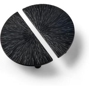 Goo-Ki 2.5''(64 mm) Hole Centers Luxurious & Sturdy Zinc Alloy Cabinet Handls,Matt Black Cabinet Pulls for Kitchen,Drawer,Cupboard & Wardrobe,6 Pack