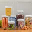Yodecy 12 Pack 16 oz Wide Mouth Clear Mason Jars with Silver Metal Lids, Canning Jars for Overnight Oats, Food Storage, Dry Food, Snacks, Candies and More
