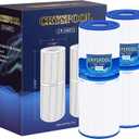 Cryspool 04072 Filter Compatible with PRB25-IN Hot Tub Filter, C-4326, FC-2375, 3005845, R172327, R173429, 33521, 25392, 817-2500, 5X13 Drop in Spa Filter, 2 Pack