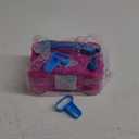 IDAODAN Electric Balloon Pump, Portable Electric Balloon Blower Machine Balloon Air Pump Dual Nozzle Rose Red 110V 600W Balloon Inflator for Party Decorations