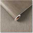 CRE8TIVE 24"x354" Large Size Tan Grasscloth Wallpaper Textured Wallpaper Stick and Peel Grasscloth Contact Paper Removable Self Adhesive Linen Fabric Brown Wallpaper for Bathroom Kitchen Home Decor