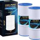 POOLPURE PWK35B SPA Filter Replaces Hot Springs Limelight Series Spa Filters, Watkins 1642301-1, 78161, 78286, Pleatco PWK35B, Filbur FC-3921, SD-01386, 35 sq. ft. 2PACK (White-Standard)