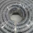 3/4inch 100ft Liquid-Tight Conduit and Connector Kit,Flexible Non Metallic Liquid Tight Electrical Conduit Kit with 5* Straight and 3 * 90-Degree Connector Fittings,3/4 in. Dia