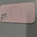 Miracase Compatible with iPhone 15 Case, [Soft Anti-Scratch Microfiber Lining], Liquid Silicone Case Gel Rubber Shockproof Drop Protection Phone Case for iPhone 15, Sand Pink