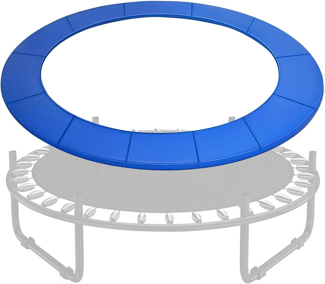 Trampoline Spring Cover Multicolor Safety Pad, 8ft 14ft 15ft Universal Trampoline Padding Replacement, Waterproof and Tear-Resistant Trampoline Accessories (Blue)