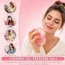 2PCS Coconut Oil Stress Ball, 2026 New Squishy Coconut Squeeze Stress Shapeable Ball, Soft Novelty Toy,Slow Rising Squeeze Balls, Portable Desk Squishies for Relaxation and Stress Relief