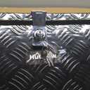 Aluminum Truck Tool Box, Heavy Duty Waterproof Truck Storage Organizer, Pickup Truck Bed RV Trailer with Side Handle, Lock and Keys (Black, 39-INCH)