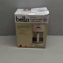 BELLA 12 Cup Programmable Coffee Marker, Reusable Dishwasher Safe Accessories, Easy LCD diaply, Auto Shutoff, 900 watt, Oatmilk