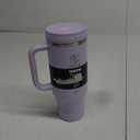 Takeya 40 oz Stainless Steel Tumbler with Lid and Two Straws, Premium Quality, Double Wall Insulated, With Handle, Keep Drinks Cold for Up to 24 Hours, Vivacity Purple