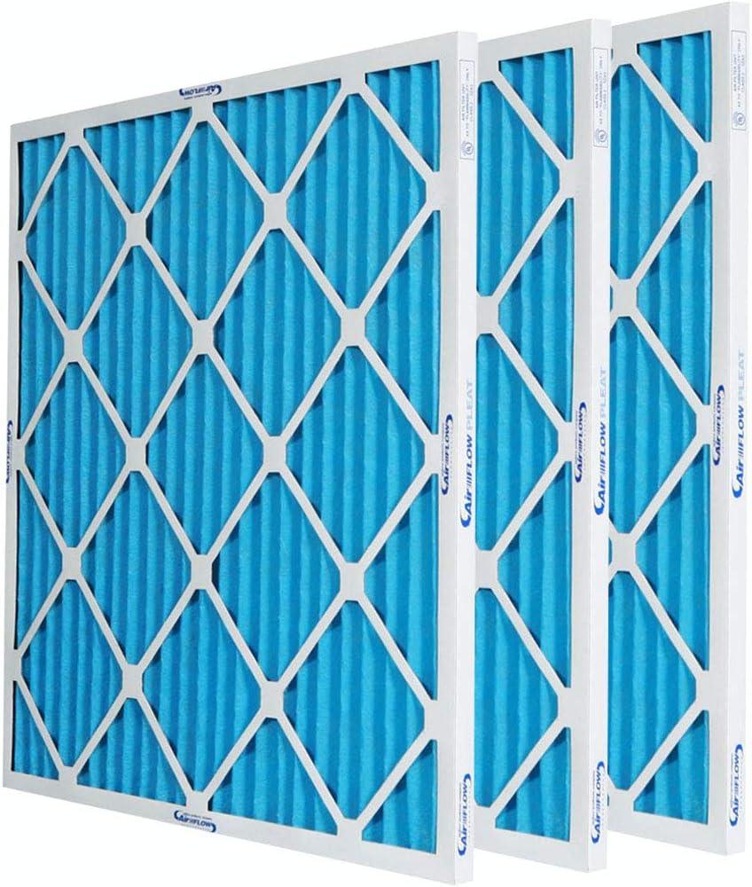 20x20x1 MERV 10 Pleated Home A/C Furnace Air Filter (12-pack)