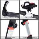 ToLanbbt Scooter Handle Adjustable Handlebar for Segway Ninebot Mini PRO with Phone Mount, Release Knee Pressure Hand Lever Control (Black)