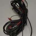 Willpower 10FT 40A 12V LED Light Bar Strobe Wiring Harness Kit ON Off Remote Control Switch Power Relay Blade Fuse for Off Road Driving Lights Fog Work Lights (1 Leads)