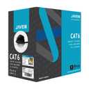 JAVEX 23AWG CAT6 Ethernet Cable Wire 600MHz UL Certified [1000 Feet/305M] Made in Taiwan Solid Bare Copper, ETL Listed, TAA Compliant, UTP Ethernet Bulk Cable, Black