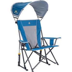 GCI Outdoor Sunshade Rocker Outdoor Rocking Chair with Canopy