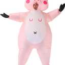 Arokibui Inflatable Costume Adult Funny Blow up Halloween Costume Fancy Dress Cosplay Party Christmas Halloween Suit