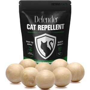 Peppermint Cat Repellent, Outdoor & Indoor Use,Safe for Kids and Pets,Helps Keep Cats Off Lawn, Yard, Garden,Continuous Protection-10P