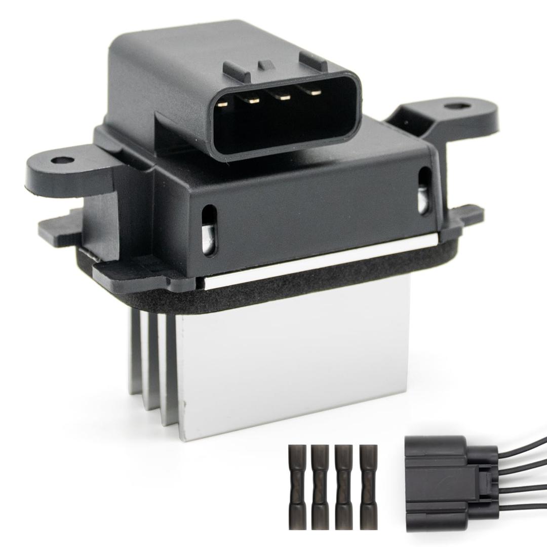 JulyDeep BL3Z19E624A HVAC AC Blower Control Module Blower Motor Resistor Kit with Harness Compatible with 2009-2014 Ford F150, 2009-2017 Ford Expedition Lincoln Navigator Replace YH1829 BL3Z-19E624-A