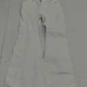 GRAPENT Womens Flare Jeans High Waisted Wide Leg Baggy Jean for Women Stretch Denim Pants (Small, Off-white)