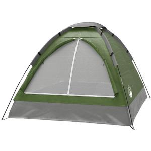 2-Person Camping Tent - Shelter with Rain Fly and Carrying Bag - Lightweight Outdoor Tent for Backpacking, Hiking, and Beach by Wakeman (Green)