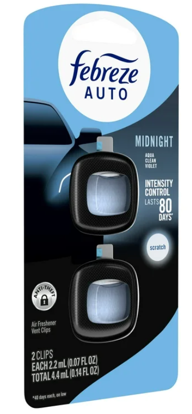 Febreze Car Air Freshener Vent Clips - 2 Clips