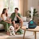 Essential Oil Scent Diffuser: 500ML Aroma Diffuser with Remote Control, Large Fragrance Aromatherapy Diffuser for Bedroom Home, Mist Humidifier with 14 Colors LED Lights and waterless Auto-Off, Black