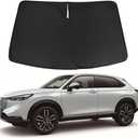 D-Lumina HRV Windshield Sunshade - Compatible with Honda HR-V (LX Sport EX EX-L) 2023 2024 2025 - Foldable Front Window Sun Shade Shield Protector