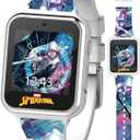 Accutime Spiderman Ghost Spider Educational Learning Touchscreen Kids Smartwatch - Multicolor Strap- Toy - Girls, Boys, Toddlers - Selfie Cam, Games, Alarm, Calculator, Pedometer (Model: SPD4935AZ)