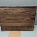 20'' Luxury Black Walnut Wood Large Wooden Cutting Boards for Kitchen, 20"L x 15"W
