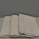 Waffle Weave Absorbent Kitchen Dish Towels - Thick Microfiber 16Inch x 24Inch, 3 Pack, Khaki