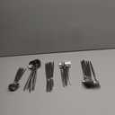 40-Piece Silverware Set for 8, CEKEE Stainless Steel Flatware Cutlery Set Included Knife Spoon and Fork, Kitchen Utensils Set for Home Hotel Wedding Restaurant - Mirror Polished & Dishwasher Safe