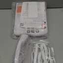 Uvital Big Button Phone for Seniors, Corded Landline Phones for Seniors with 8 One-Touch Dialing Big Buttons and 1 SOS Emergency Button, Hands-Free, Loud Ringer, Easy to Use (White)