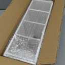 Suli Extra Large Kitchen Utensils Holder with 4 Compartments, Wooden Utensil Organizer for Kitchen Countertop, Farmhouse Decor, Rustic Cooking Utensil - White grain