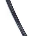 for 2025 2024 2023 2022 2021 2020 Toyota Highlander Rear Trunk Bumper Protector Guard, Unti-Scratching Protector for Highlander Cover Trim Black Stainless Steel, Wholly Wrapped Style -Exterior Black