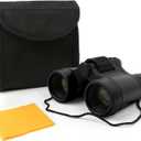 Scotamalone Kids Toy Binoculars Shock Proof for Age 3-12 Years Old Boys Girls Bird Watching Educational Learning Hunting Hiking Birthday Presents (black)