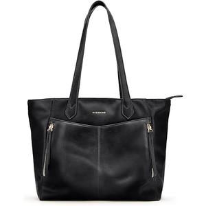 Missnine Tote Bag for Women with Zipper, Leather Purse and Handbags, Ladies Top-handle Shoulder Bags for Work, Casual, Travel