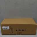 Drinking Glasses with Bamboo Lids and Glass Straw 4pcs Set - 16oz Glass Cups, Iced Coffee Glasses, Cute iced Tea Glasses, Beer Glasses, Ideal for Coffee Bar Accessories, Aesthetic Gift - 2 Brushes