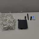 Solar Christmas Lights Outdoor Waterproof Christmas Decorations Curtain Lights 320LED 29.5ft 60 Drops, Solar Powered Rechargeable Fairy Lights for Party, Wedding, Home Decorations(WarmWhite)