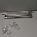 6FT Thickened Flag Pole,Heavy Duty Stainless Steel Flagpole mounting,Rustproof for 3x5 4x6 flag pole of metal (silver)