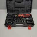 AVID POWER Cordless Electric Ratchet Wrench 3/8", 44.2 Ft-lbs 12V Power Ratchet Wrench Kit w/Two 2.0Ah Batteries, 1-Hour Fast Charger, Variable Speed and 10 Sockets (Red)