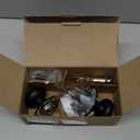 Schlage F40 PLY 622 Plymouth Door Knob, Bed & Bath Privacy Lock, Matte Black