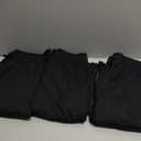 Real Essentials 3 Pack: Boys' Cotton Fleece Sweatpants - Open Bottom Athletic Pants with Pockets for Teens & Kids (Size 4-18) (Medium, Set 6)