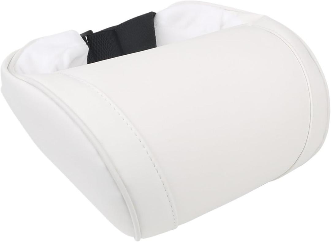 Neck Pillow Automobile Seat Neck Rest Car Seat Head SupportHeadrest PillowsCompatible For Tesla Model 3 Y X S (Color : White 1pcs)