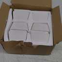 BTaT- Ramekins, 8 oz, Set of 6, White, Square Shaped, Ramekins Oven Safe, Porcelain Souffle Dishes for Creme Brulee, Ice Cream, Fruit and Snacks