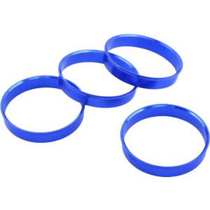 54.1 to 56.1 Hub Centric Rings (Pack of 4) Aluminium Alloy Wheel Center Rings Hubrings 56.1 to 54.1 ID=54.1mm OD=56.1mm (Blue)