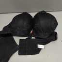 ESETAY Push up Bra for Women Underwire Bra Deep V Soft Padded Everydays Bra Black 44DD