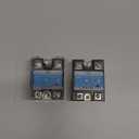 BlueStars Pack of 2 SSR-25DD Solid State Relay DC 332V Input, DC 5200V Output, 25A Single Phase