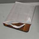 16" x12" Large Solid Acacia Wood Serving Tray Rectangular Wooden Serving Platter Natural Wooden Board for Bar Coffee Party